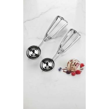 Imagem de Kit 2 Colheres Sorvete Inox Ejetor Extrator Bola - Congratulations Sto