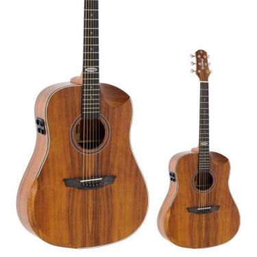 Imagem de Violao Folk Eletrico Strinberg SD301HCR KS Koa Com Efeitos Bag Origina