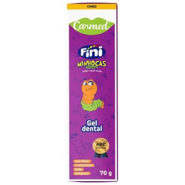 Imagem de Gel Dental Carmed Fini Minhocas Azedinhas com Flúor 70g