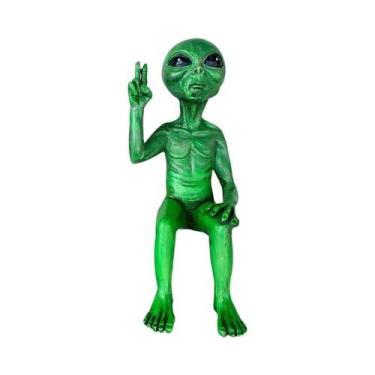 Imagem de Estátua De Resina Alienígena Para Jardim Externo, Escultura Para Decor