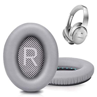Imagem de Almofadas auriculares de substituição premium para fones de ouvido Bose QC35 e QC35ii feitos pela GEVO - Espuma viscoelástica adaptável confortável e extra durável - Compatível com