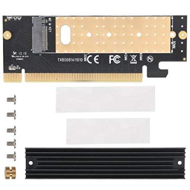 Imagem de Cartão Wendry Riser, chave M M.2 para cartão de elevação de interface SSD PCIE3.0 x16, com dissipador de calor e desempenho estável, fácil de instalar, para Windows/Linux/MAC