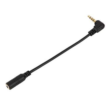 Imagem de Cabo conversor de 3,5 mm, adaptador de fone de ouvido TRS para cabo conector TRRS para celulares, canetas de gravação de tablet, câmeras DSLR etc.