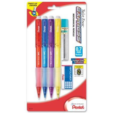 Imagem de Pentel 730885 Lápis mecânico Twist-Erase EXPRESS Nº 2 grafite médio