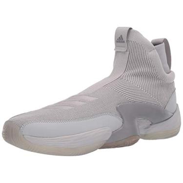 Imagem de adidas Tênis de basquete unissex adulto N3xt L3v3l 2020, Cinza/Preto, 13 Big Kid