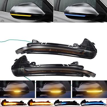 Imagem de Marcador indicador de luz de seta para espelho lateral dinâmico LED para Audi A6 S6 RS6 4G C7 7.5 2012-2018