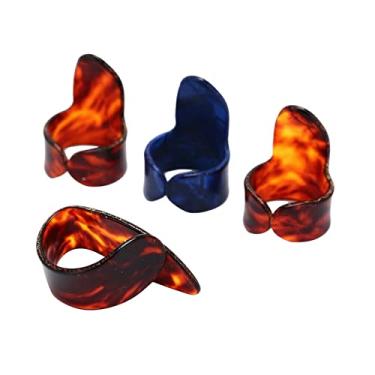 Imagem de Tongina 1 conjunto de palhetas de dedo de polegar, palhetas de dedo de guitarra, bandolim, banjo, polegar, palitos de dedo para banjo ou ukulele