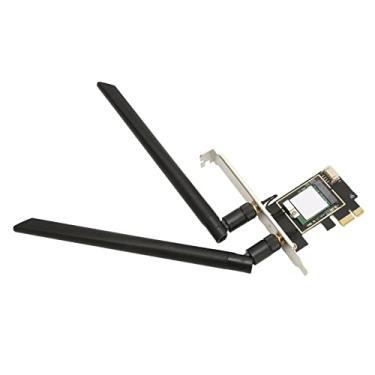 Imagem de Placa de rede sem fio, adaptador sem fio 2.4G 5G 6G Tri Band para computador para desktop