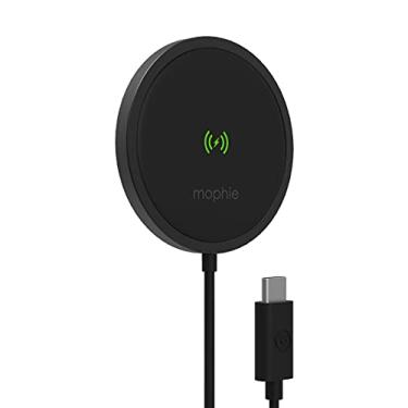 Imagem de mophie Carregador sem fio Snap+ – Base de carregamento sem fio de 15 W para dispositivos compatíveis com Qi e MagSafe, compatível com todos os novos iPhones