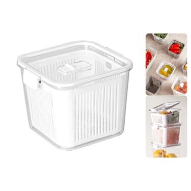 Imagem de Pote Hermético Slim C/Travas E Cesto Multiuso Empilhável 2030 ml, Paramount