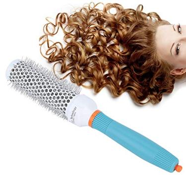 Imagem de Escova de cabelo redonda, Professiona Aluminuml para secagem por sopro, escova térmica para um estilo elegante e preciso de calor e escova de cabelo com cerdas antiestáticas, leve (nº 32)