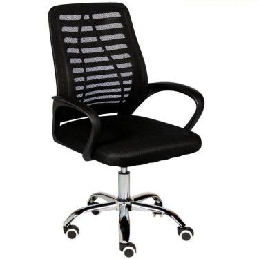 Imagem de Cadeira Secretária De Escritório Giratória Best Chair Preta