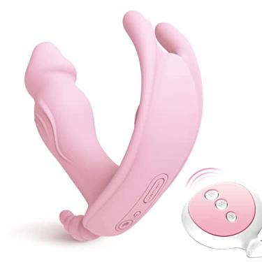 Imagem de Massageador com controle Wireless Vibrador Com Controle Remoto Estimulador Lambendo & Chupando Vibrador 3 em 1 3.20c