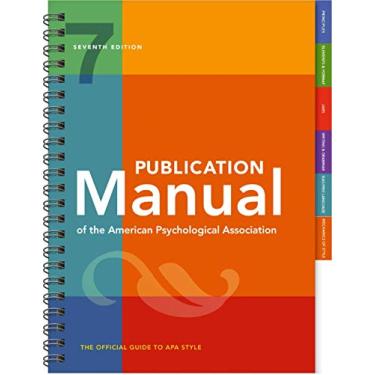 Publication Manual of the American Psychological Association: 7th Edition, 2020 Copyright