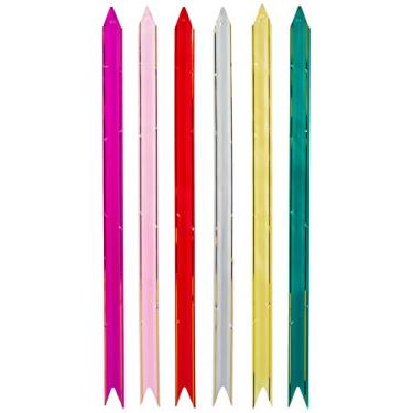 Imagem de Gala Embalagens Pacote com 240 Laços Prontos, 23mmx44 cm, Com Fio Dourado, Multicor