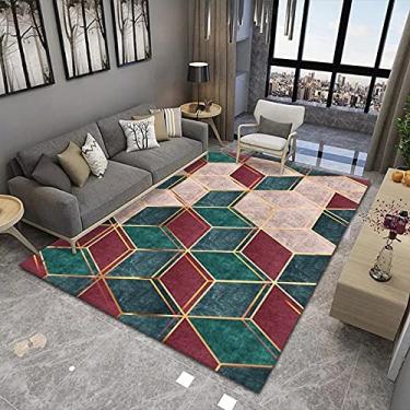 Imagem de jia cool Tapete marroquino The Area Tapete macio moderno de caxemira para quarto sala de estar tapete decorativo para casa interior 31,5x12,8 cm geométrico-70