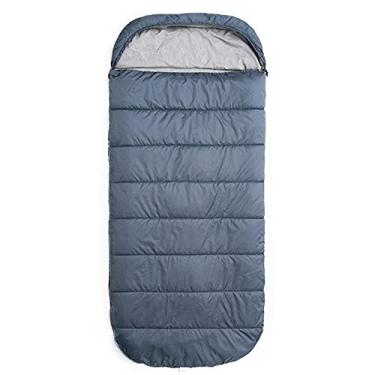 Imagem de GQYYS Saco de dormir grande para acampamento, leve 3 estações de dormir para adultos, com saco de compressão portátil, saco de dormir envelope 198 cm 99 cm, aplicável ao descanso adulto para caminhadas, pescaria - 2,5 kg super