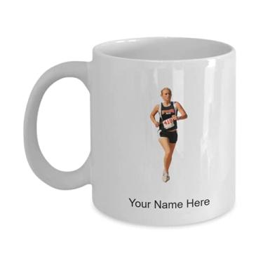 Imagem de Caneca de café personalizada, caneca de café Cross-country, ideia de presente em todo o país - Caneca de café de 325 ml