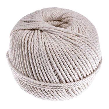 Imagem de Corda Macramé – Corda da Costa Oeste – 100% fio de algodão natural – suprimentos de algodão e macramé – para jardinagem, cozinhar, amarrar, artesanato, acampamento, feixes, #21 - 8oz (2mm x 330 feet), 1