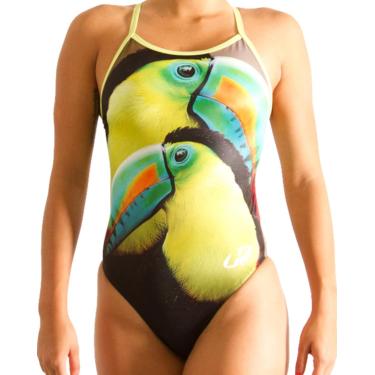 Imagem de Maiô Feminino Duramax Arara Hammerhead Natação Hidroginástica