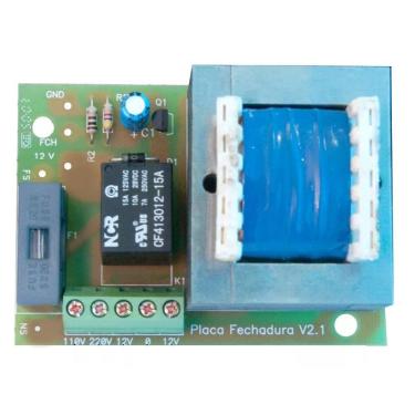 Imagem de Placa para Acionamento de Fechadura Portão Eletrônico Rossi