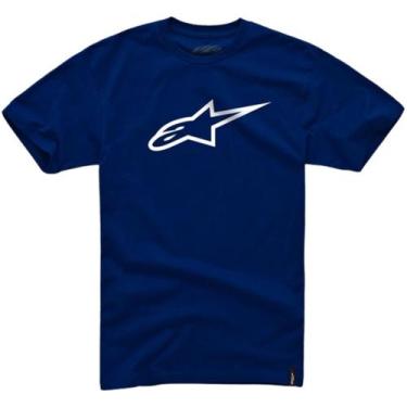 Imagem de Camiseta Alpinestars Ageless Classic Azul Marinho/Branco