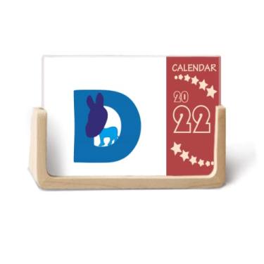 Imagem de Cueca de burro Joseph de democratas dos EUA 2022 para calendário de mesa 12 meses