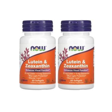 Imagem de Now Foods Luteína Zeaxantina 25/5mg Lutein 60Sotf 2 unidades Produto Importado