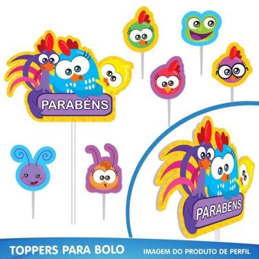Imagem de Kit Festa Fácil Galinha Pintadinha Mini Decoração Infantil