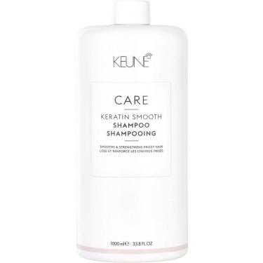 Imagem de Shampoo Keune Care Keratin Smooth 1L para cabelos secos e danificados
