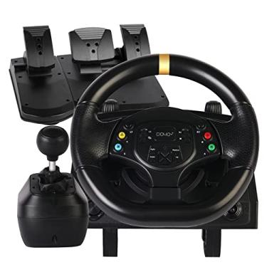 Imagem de DOYO Xbox Steering Wheel, Gaming Racing Wheel with Pedals Clutch and Shifter Sim Driving Racing Wheel for Xbox One/Xbox Series X S/ PS4/ PS3/ PC/Xinput/Xbox 360/ Switch/Android