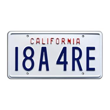 Imagem de 90210 | I8A 4RE | Placa de licença estampada em metal