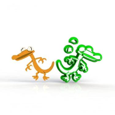 Imagem de Cortador Roblox Rainbow Friends - Orange Modular Tamanho 7 Cm