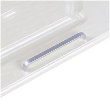 Imagem de Armário de porta de cozinha alça reta puxar botões de porta de ferragem e alças de alumínio de melhoria da casa, 160mmhollow