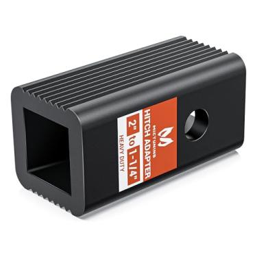 Imagem de MICTUNING Adaptador de engate receptor Classe III/IV de 5 cm para 3,1 cm Classe I/II – Conversor redutor de 5 a 3 cm para rack de bicicleta e porta-malas