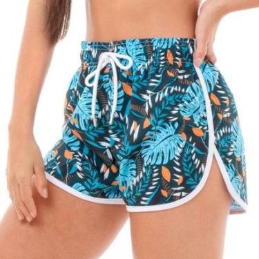 Imagem de Shorts Praia Feminino Florido Benellys-Feminino