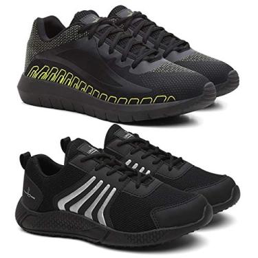Imagem de Kit Tenis Masculino SPEED Urban + Tênis Running Academia - Verde/Preto - 42