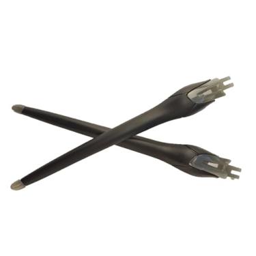 Imagem de Caulo Armação de óculos de sol de substituição compatível com óculos de sol Oakley Radar EV Path OO9208 Pitch OO9211 (estanho com meias pretas – 1 par), Meias pretas Pewter W - 1 par