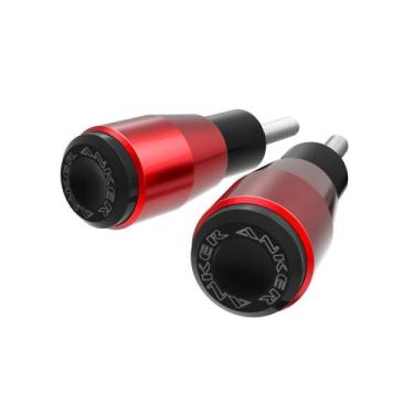 Imagem de Slider Kawasaki Versys 650 2010 A 2014 Vermelho Anodizado - Anker