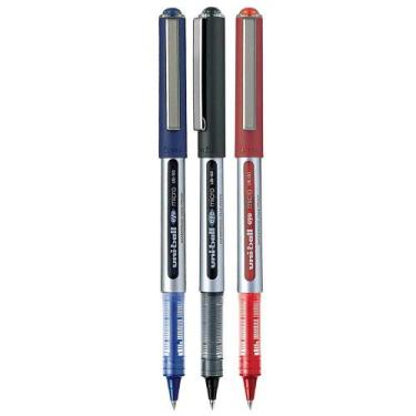 Imagem de kit 03 Canetas Uni-Ball Eye Micro 0.5mm Rollerball Pen UB-150