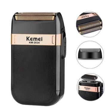Imagem de Aparelho de Barbear Kemei KM2024 - Profissional e Sem Fio - KEMEI 2024