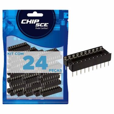 Imagem de 24x Soquete Para Ci 20 Pinos Robótica Pronta Entrega - CHIPSCE, 076-00