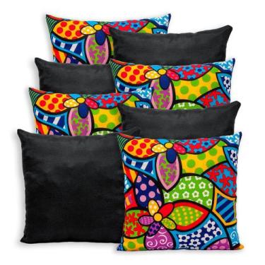 Imagem de Kit 8 Capas de Almofada 40x40cm Gorgurinho - RAFALORO, ROMERO PRETO