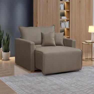 Imagem de Poltrona Retrátil e Reclinável 110cm Júlia Veludo - Celflex