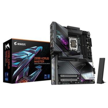 Imagem de Placa Mãe Gigabyte Z890 AORUS MASTER WIFI 7 Intel LGA1851 4xDDR5 Chips