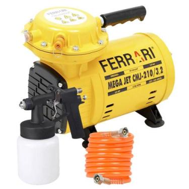 Imagem de Compressor de Ar Direto Ferrari Mega Jet Air 1/2HP 3,2 PCM Bivolt com 