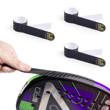 Imagem de Fita Protetora Raquete De Beach Tennis Carbono - 3 Un - Transpire Mais