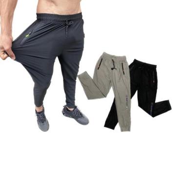 Imagem de Novidade - Kit 2 Calças Esportiva Dry Fit, Cores Diferentes - SPORTS, 