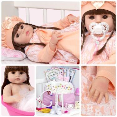 Imagem de Bebe Reborn Realista Princesa Enxoval Luxo Envio Imediato - Cegonha Re