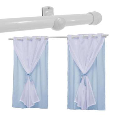 Imagem de Cortina Infantil Para Quarto Bebê 2,20x1,30 com Varão Teen - ENTROU CO